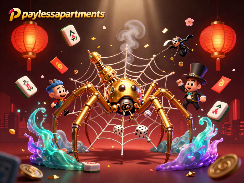 Engage with paylessapartments through steampunk casino dynamics, vibrant web of chance.